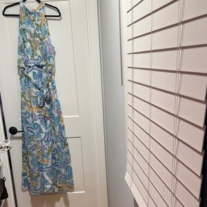 Julia Jordan Floral Halter Maxi Dress